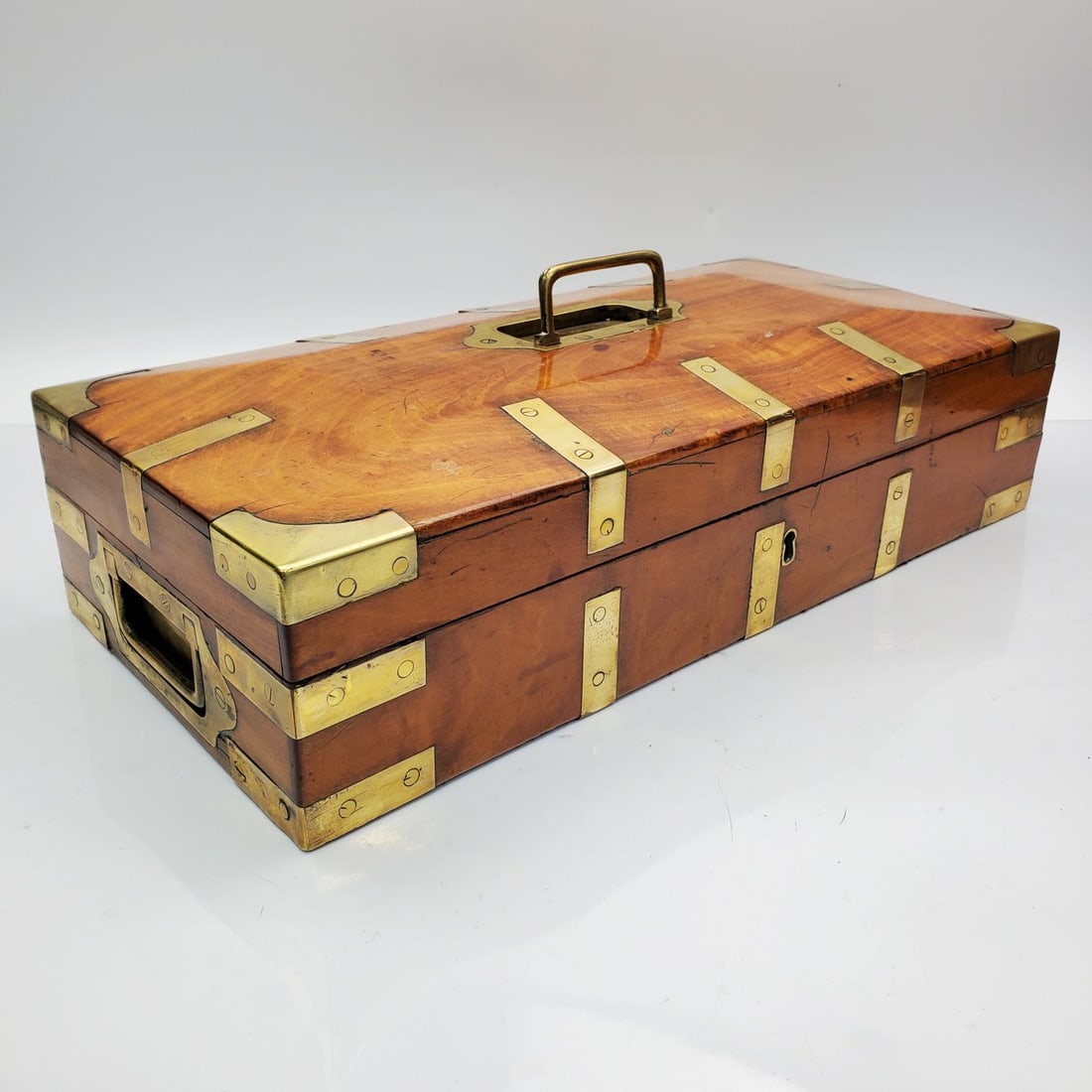 Antique English Camphor Wood Box (1 of 6)