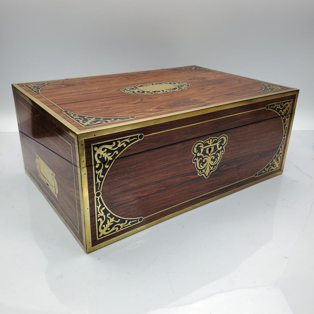 Antique English David Edwards Kingwood Writing Box (1 of 12)