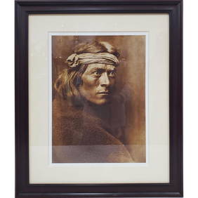 Edward S. Curtis Sepia-Toned Matte Print (1 of 2)