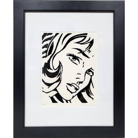 Attributed to Roy Lichtenstein, Signed Lithograph (1 of 4)