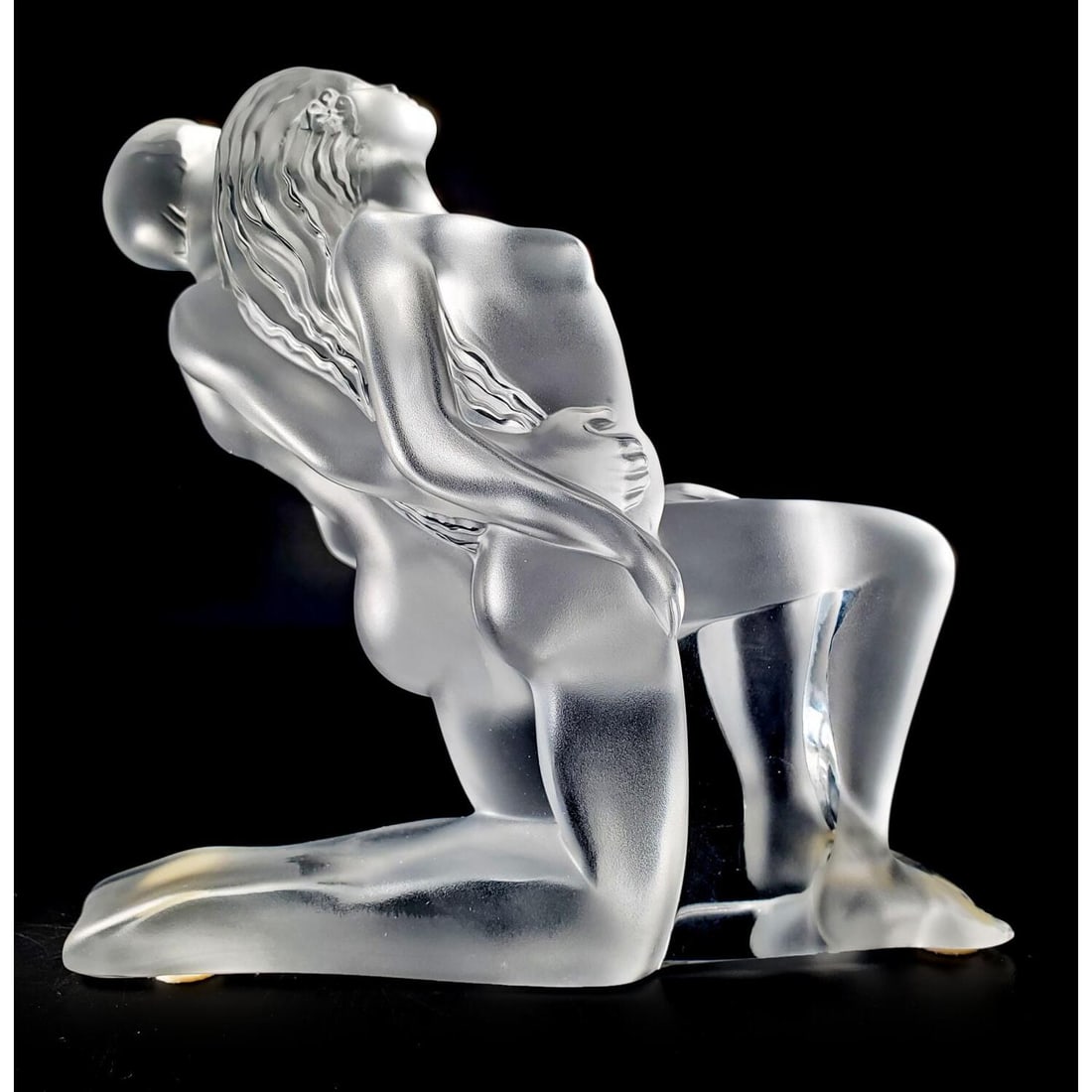 Lalique France "Danseaurs Enlaces" Glass Figure (1 of 7)
