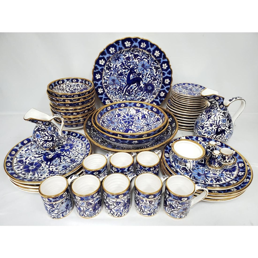 50 Piece Signed Icaros Rhodes Greece Dinner Set (1 of 11)