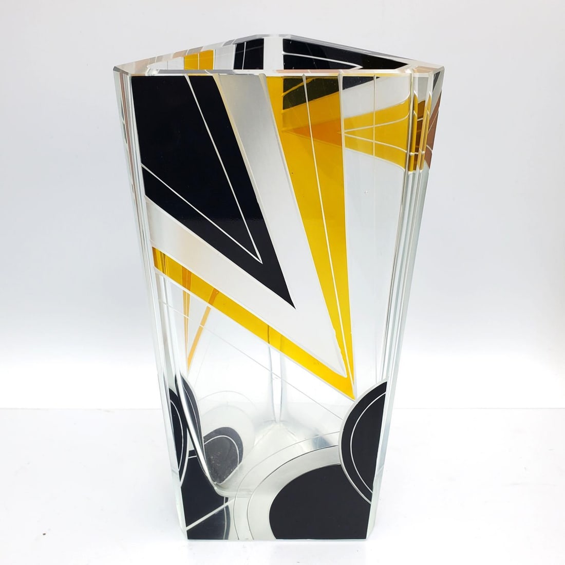 Karl Palda Czech. Art Deco Rectangular Vase (1 of 5)