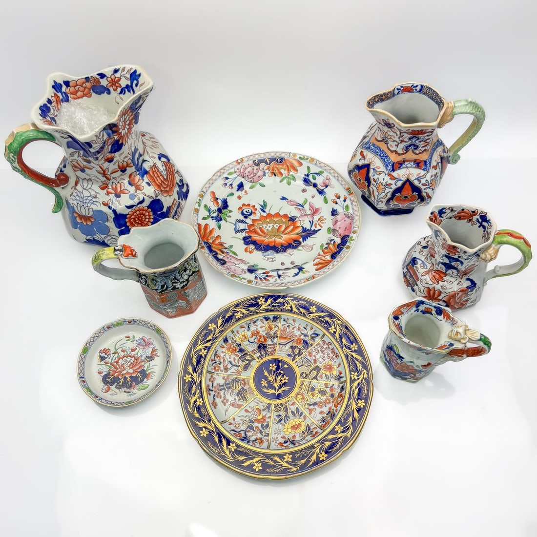 Lot of 8 Assorted Masons Ironstone Porcelain Items (1 of 3)
