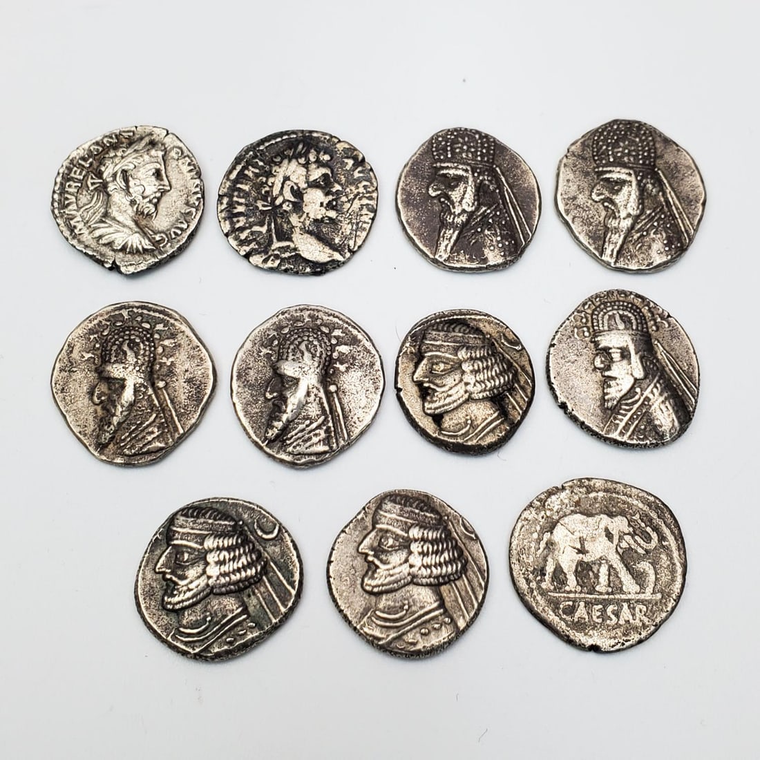 Lot of 11 Ancient Greek or Roman Coins (1 of 3)