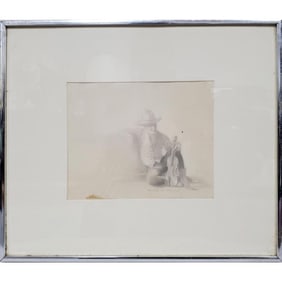 Mervin Honig, American (1920-1990) Pencil Drawing