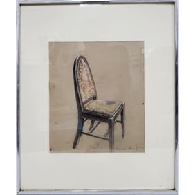 Mervin Honig, American (1920-1990) Pastel Drawing