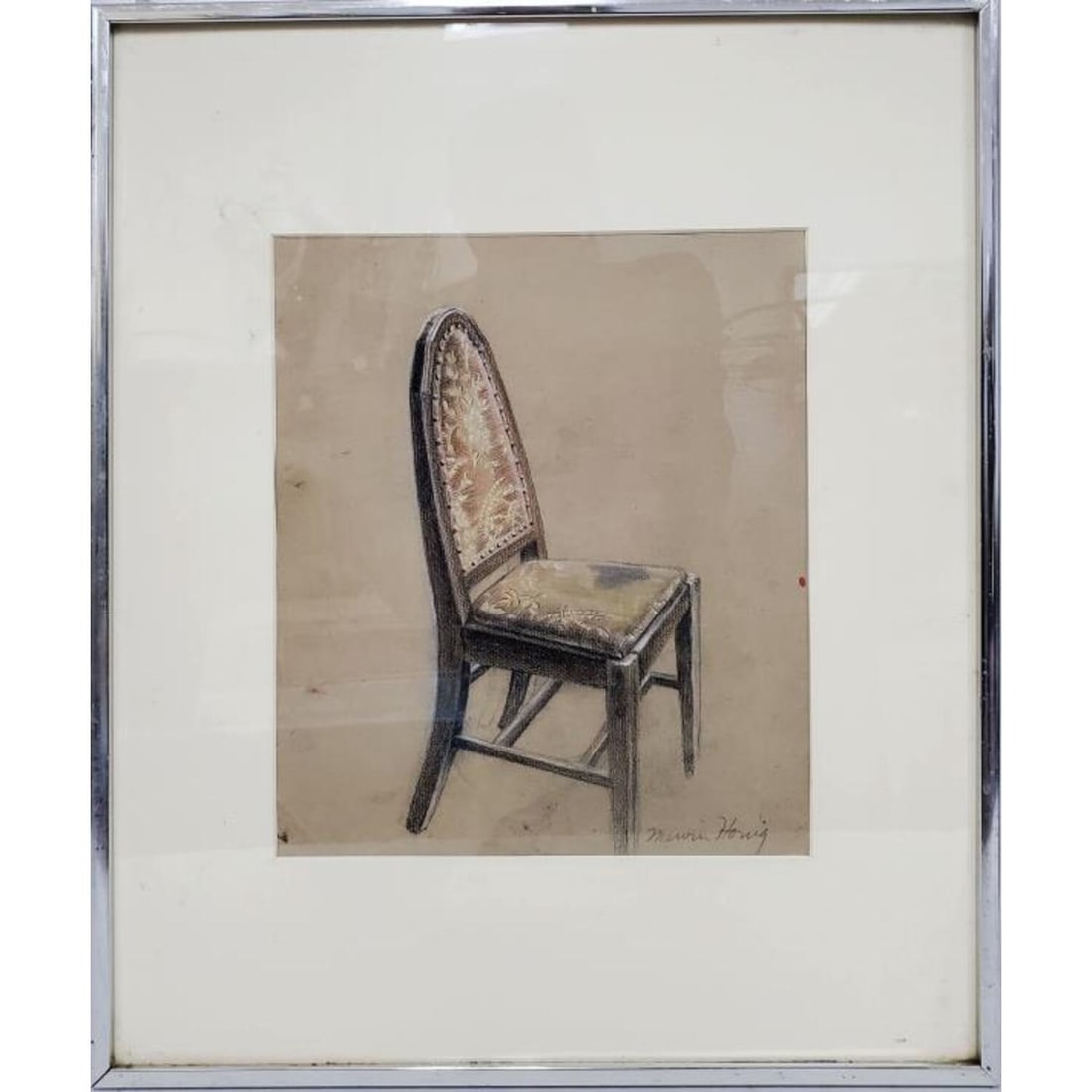 Mervin Honig, American (1920-1990) Pastel Drawing (1 of 4)