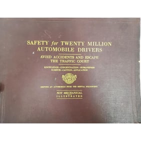 "Safety First League" Automobile Drivers Book