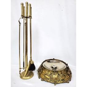 Lot of 2 Brass Items