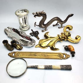 Group Lot of 10 Metal Items