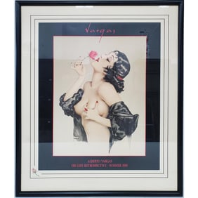 Alberto Vargas "His Life Retrospective" Poster
