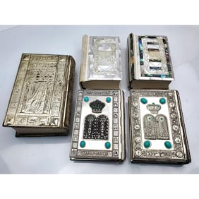 Lot of 5 Judaica Prayer Books