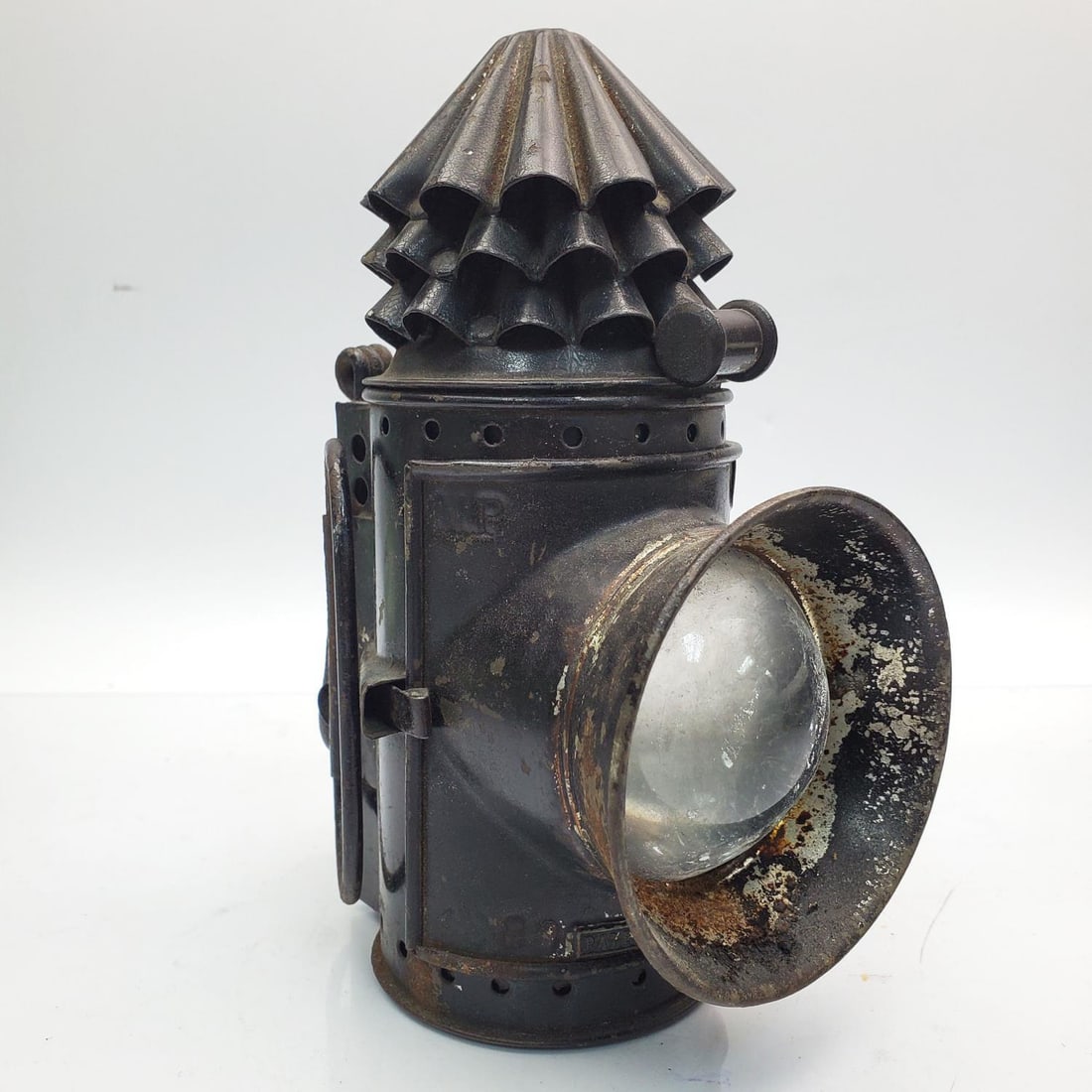 Antique 19th C. English Police Bulls-Eye Lantern (1 of 2)
