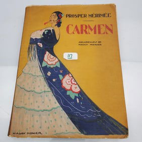 Novella by Prosper Mérimée "Carmen" w/ Watercolors