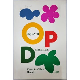 Paul Rand, (1914-1996) IBM Advertisement Poster