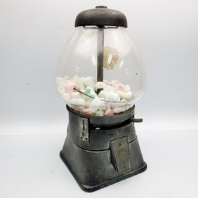 Vintage One Cent Gumball Machine c.1940's