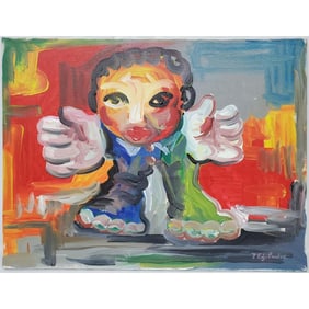 Teimouraz Edjibadze, Russian Late 20th C. Painting