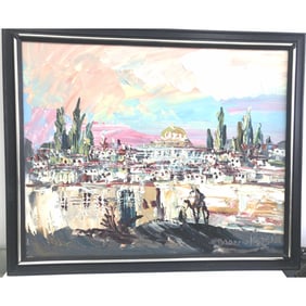 Morris Katz, Polish-American (1932-2010) Painting