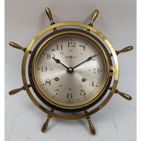 Howard Miller Mechanical Wall Clock Nautical Shape