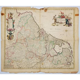 Antique Map of Netherlands
