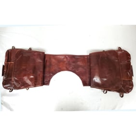 Vintage Fine Leather Saddle Bag