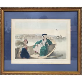Honoré Daumier (1808-1879) Hand Colored Lithograph