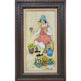 Mildred Barrett, American (20th/21st C.) Painting (1 of 4)