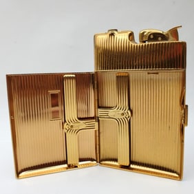 Evans Business Card, Cigarette Case & Lighter