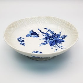 Royal Copenhagen Blue & White Footed Bowl