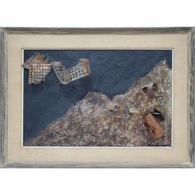 Signed Berliner Oil & Mixed Media on Canvas