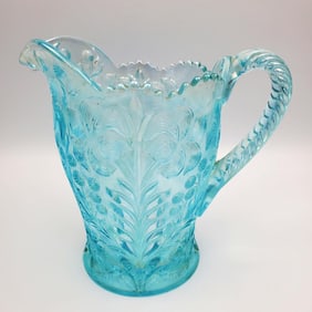 Imperial Glass Iridescent Carnival Glass Pitcher