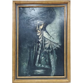 Signed & Dated '68 Painting, Oil on Canvas