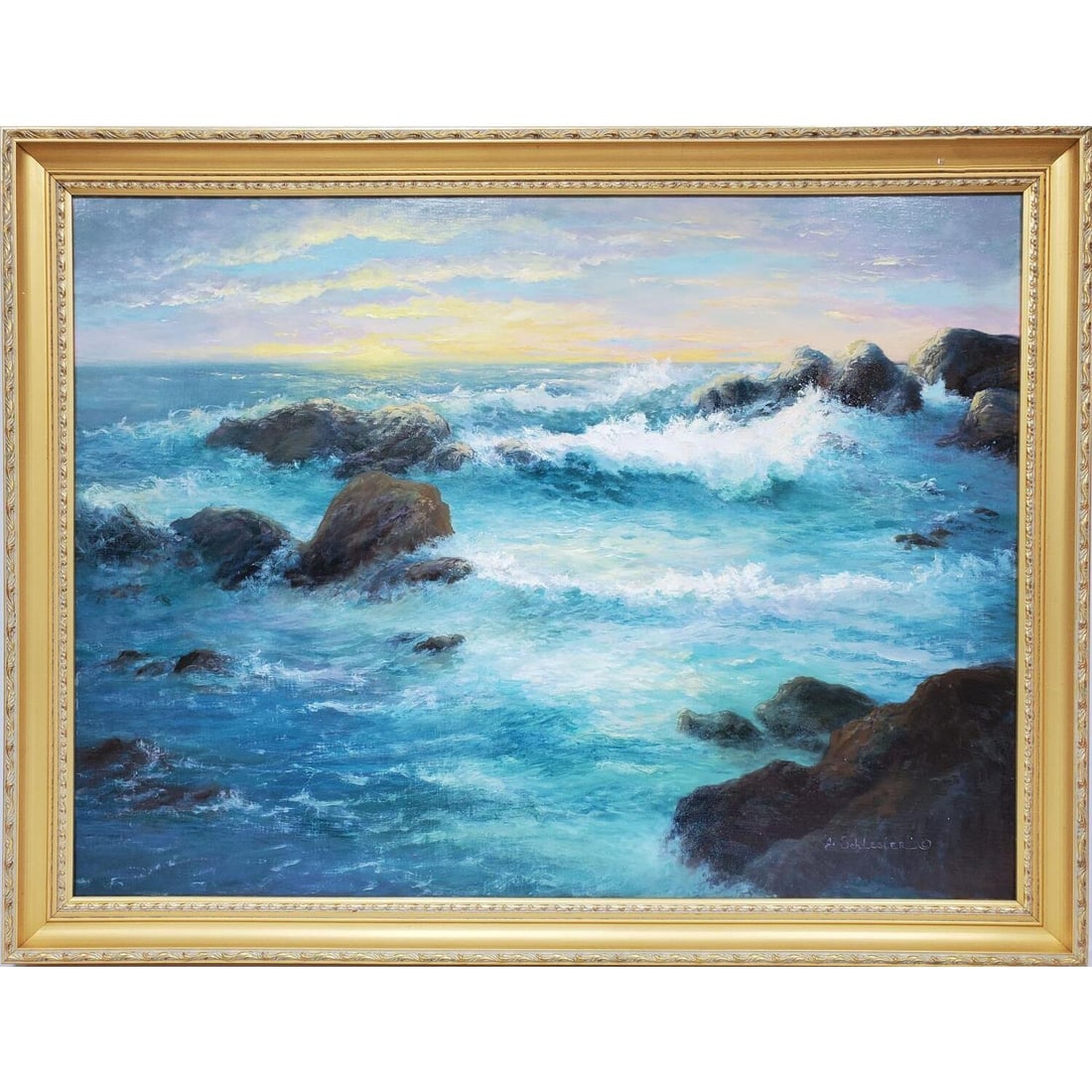 Grace Schlesier, American (b. 1940) Painting O/B (1 of 6)