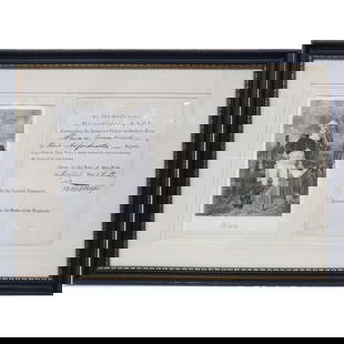 Revolutionary War Discharge Paper Signed H. Knox: Antique Historical Revolutionary War Framed Discharge Paper Signed by General Henry Knox. This Discharge Paper was for Private Alexander Gunn of the Third Massachusetts Regiment & Indicates he was Hon