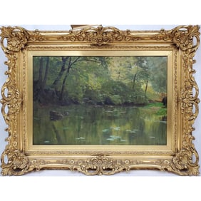 Rene His, French (1877-1960) Painting, Oil/Canvas