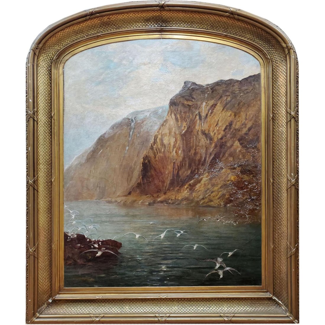 Edward B Gay, Monumental Costal Landscape O/C (1 of 8)