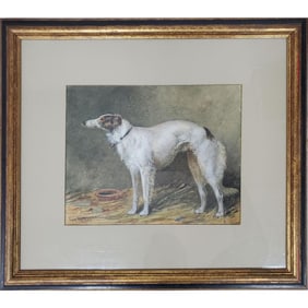 Frank Watkins, Painting, Watercolor of a Dog