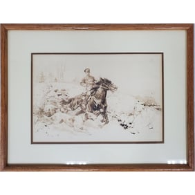 Nicolai Semenovich Samokich, Russian, Ink on Paper