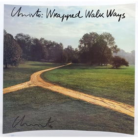 Christo, American, (1935-2020) Signed Photograph