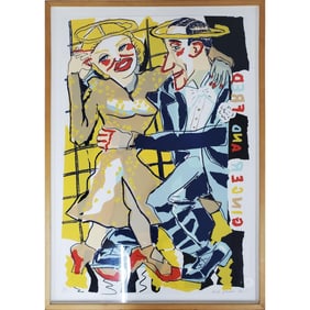 Red Grooms, American (b.1937) Screenprint on Paper