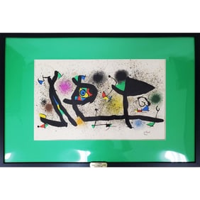 Joan Miro, Spanish (1893-1983) Lithograph on Paper