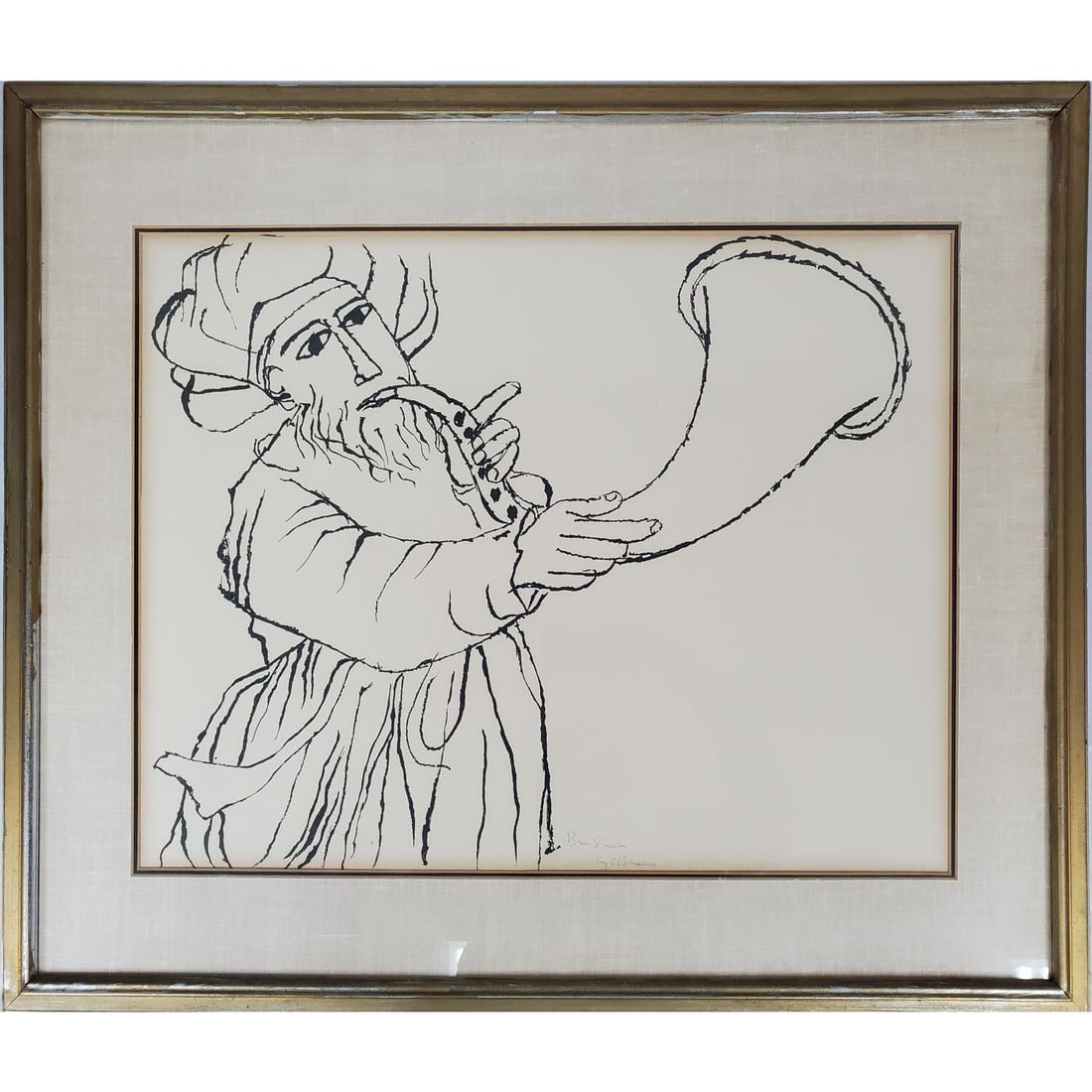 Ben Shahn, American (1898-1969) Large Lithograph (1 of 4)