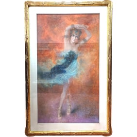 Lucien Levy-Dhurmer, French (1865-1953) Monumental Painting Pastel