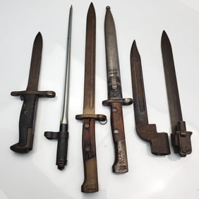 Lot of 6 Antique Bayonets