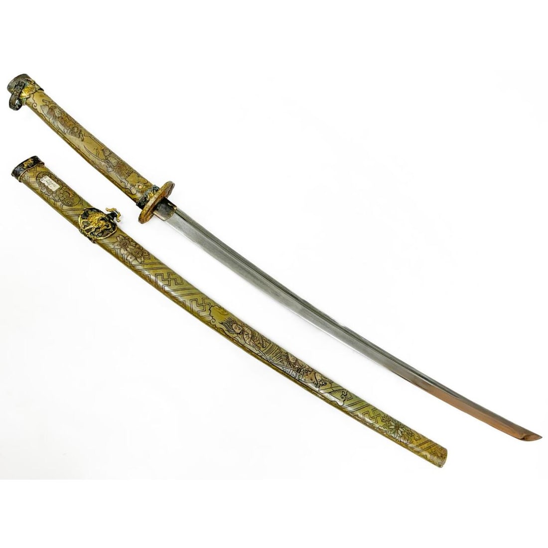 Japanese Katana Sword w/ Scabbard (1 of 8)