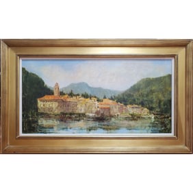 James Biggers, American (b.1944) Painting on Linen