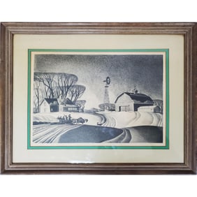 Dale Nichols, American (1904-1995), Lithograph