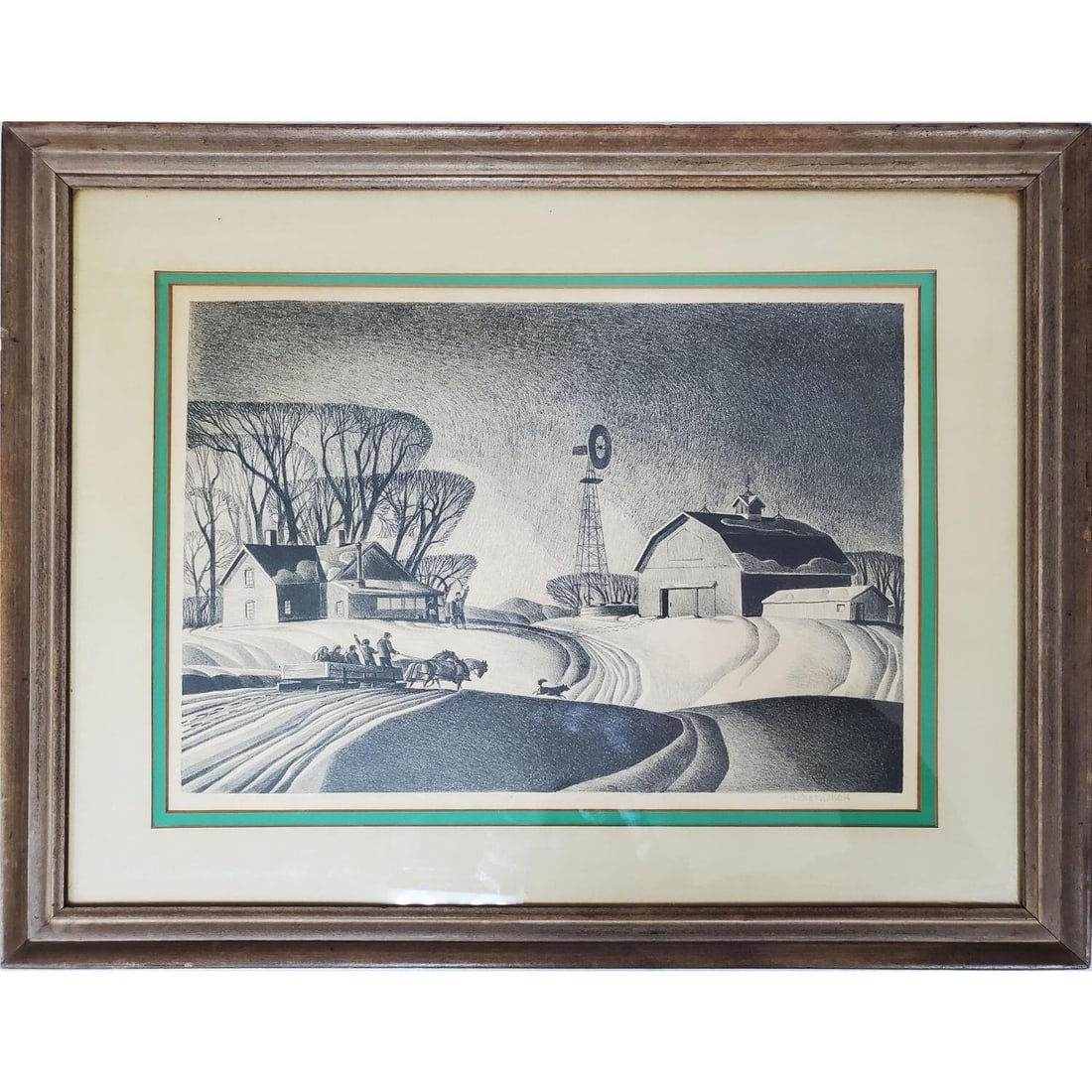 Dale Nichols, American (1904-1995), Lithograph (1 of 4)