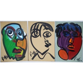 Peter Keil, American (b. 1942), Lot of 3 Paintings